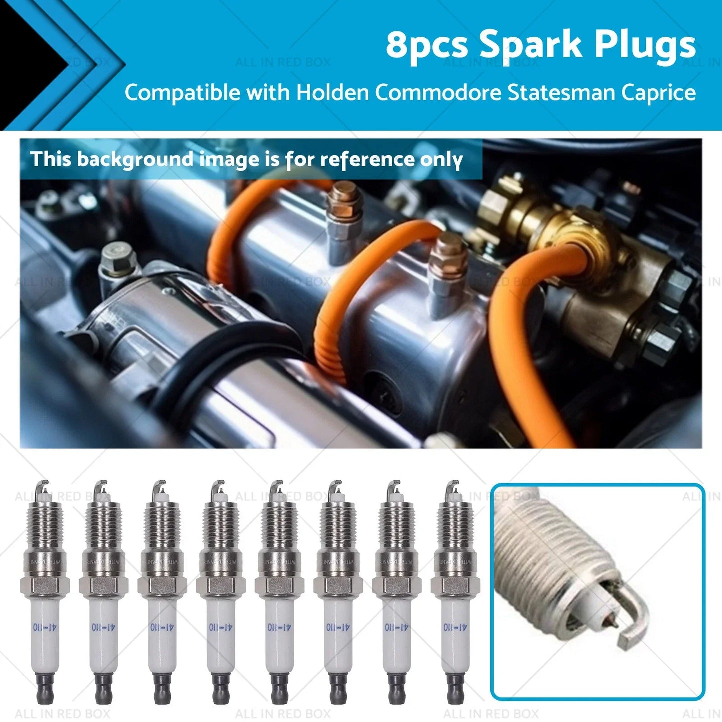 8 x Iridium Spark Plugs for Holden VT VX VY VZ VE VF SS V8 LS1 LS2 LS3 (1997-2020)