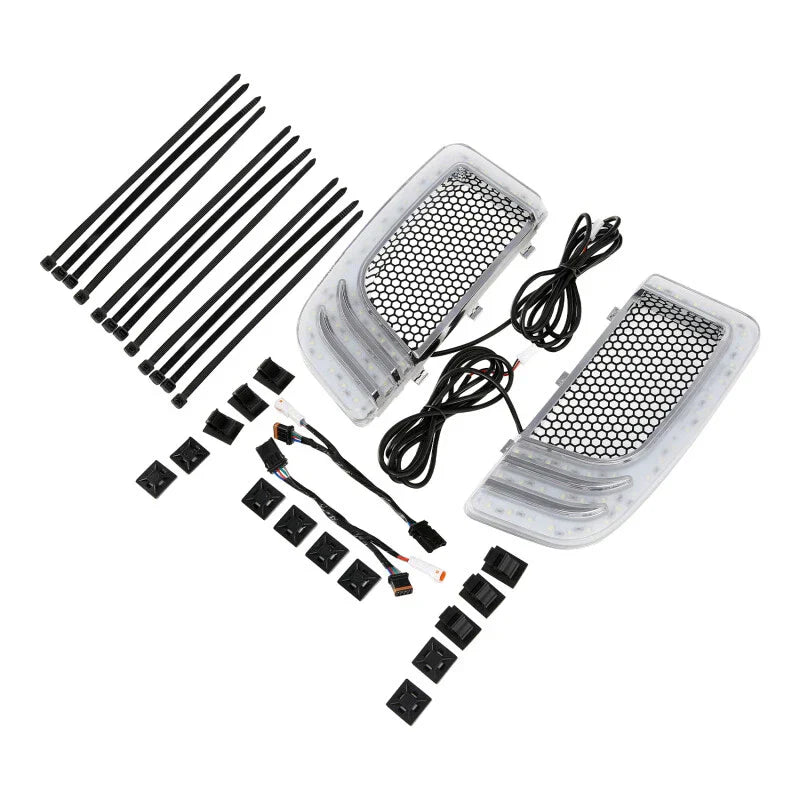 LED Turn Signals & Lower Grilles for Harley Street Road Glide (2014-2023)