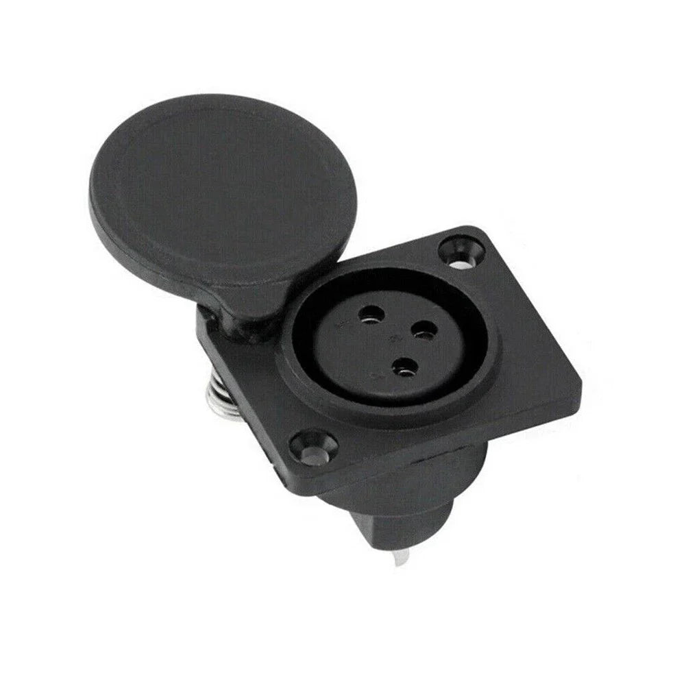 ABS Plastic Shell XLR 3-pin Socket Charging Port for Auto Make Model