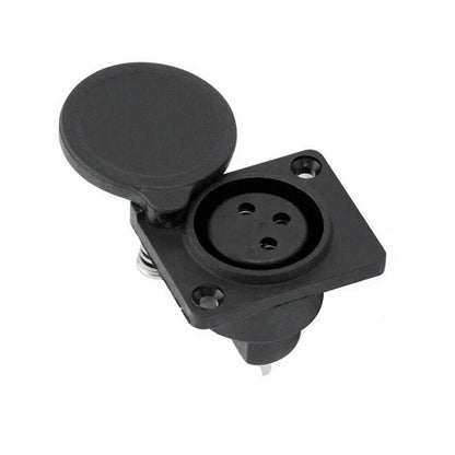 ABS Plastic Shell XLR 3-pin Socket Charging Port for Auto Make Model