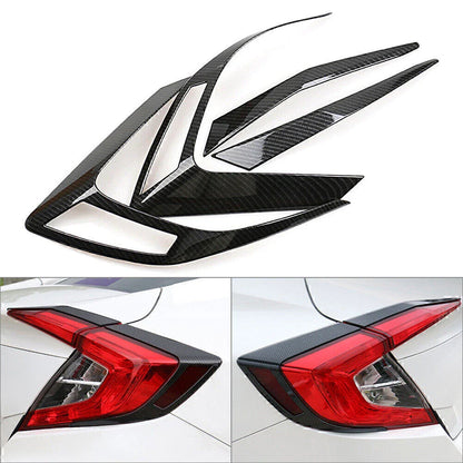 Carbon Fiber Taillight Covers for Honda Civic Sedan (2016-2020)