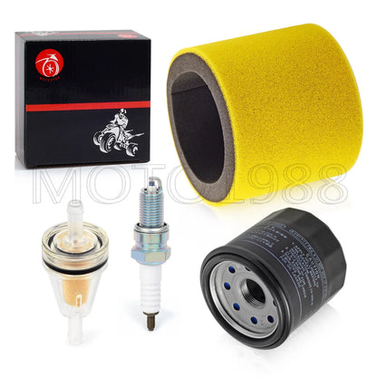 Air Filter Foam Oil Filter Spark Plug for Kawasaki KVF400 Prairie 4x4 (1997–2002)