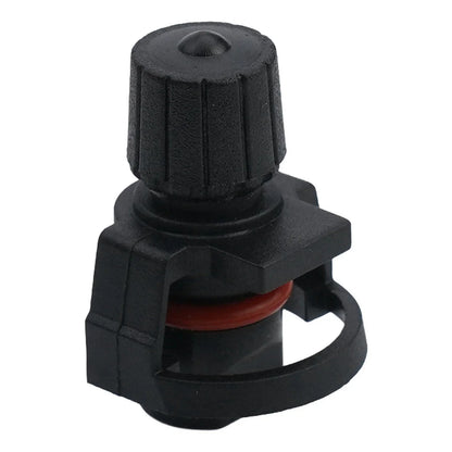 Car Coolant Thermostat Drain Cap Flange Black