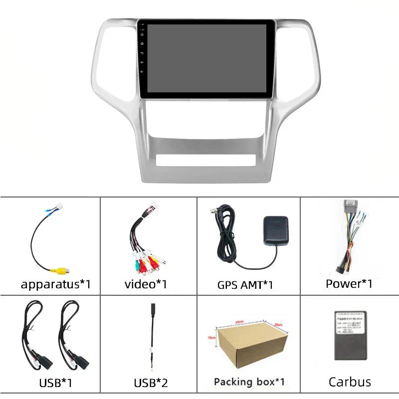 Wireless Carplay Radio for Jeep Grand Cherokee (2007-2013)