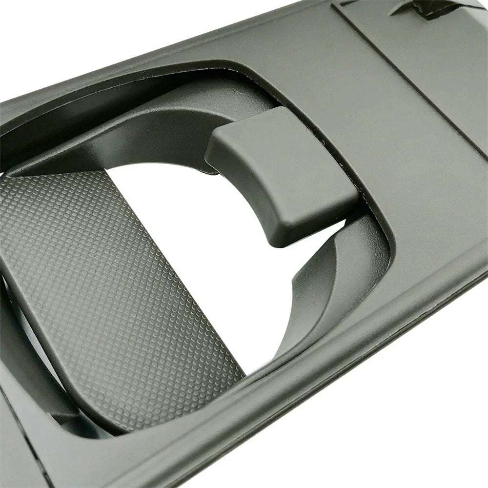 Front Cup Holder Trim Set for Toyota Hilux Vigo Fortuner (2005-2014) Black