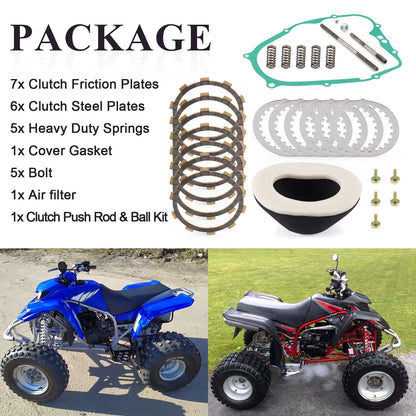Clutch Friction Plates Kit for Yamaha ATV BLASTER 200 YFS200 (1988-2006)
