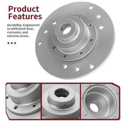 2 x Rear Brake Rotor for Polaris Sportsman 500 4x4 (1996–2002)