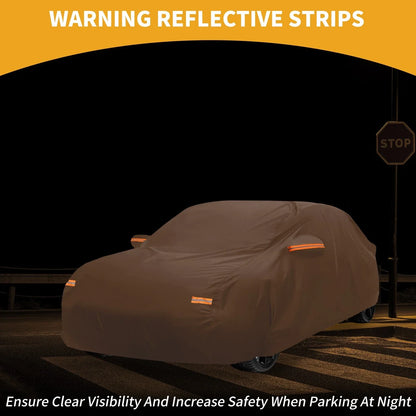 Waterproof All Weather Car Cover for Lexus ES (2013-2023) - 210D-PU, Zipper