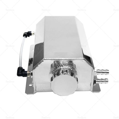2L Aluminum Coolant Radiator Overflow Tank for Universal Vehicles (N/A)