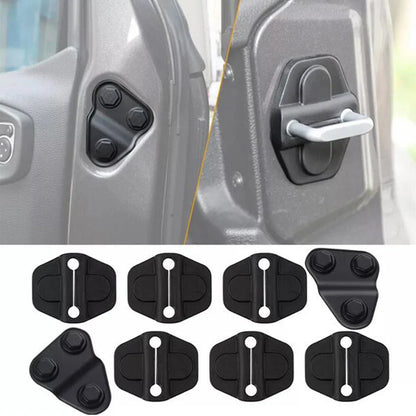 Car Door Lock Cover & Screw Protector Trim for 2018-24 Jeep Wrangler JL JT