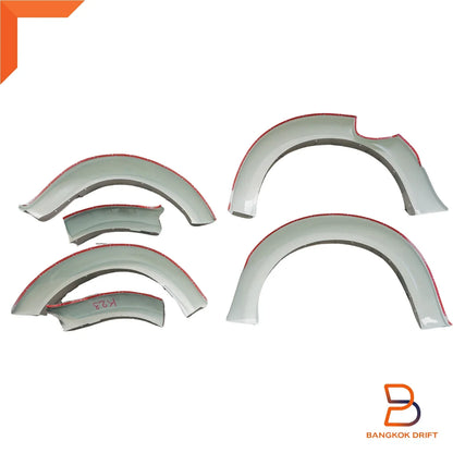Brilliant Silver Fender Flares for Nissan Navara D23 Ute 21-24 Dual Cab