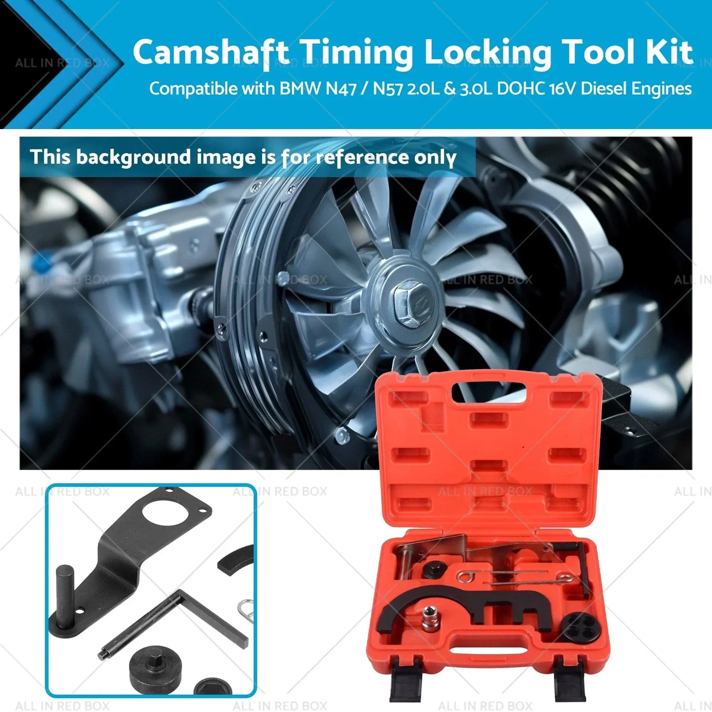 Timing Locking Tool Kit for BMW N47 N57 2.0 3.0 Diesel Engine (2007-2019)