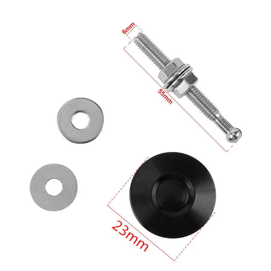 4x Mini CNC Quick Disconnect Latch Pin Fasteners for Car Hood Bumper