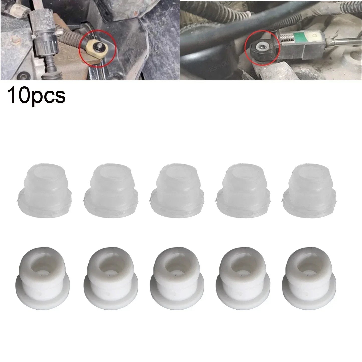 Shifter Cable Bushing Fix Sleeve 10Pcs for Ford