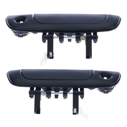 2 x Front Left & Right Outer Door Handle Black for Suzuki Baleno (1995–2002)