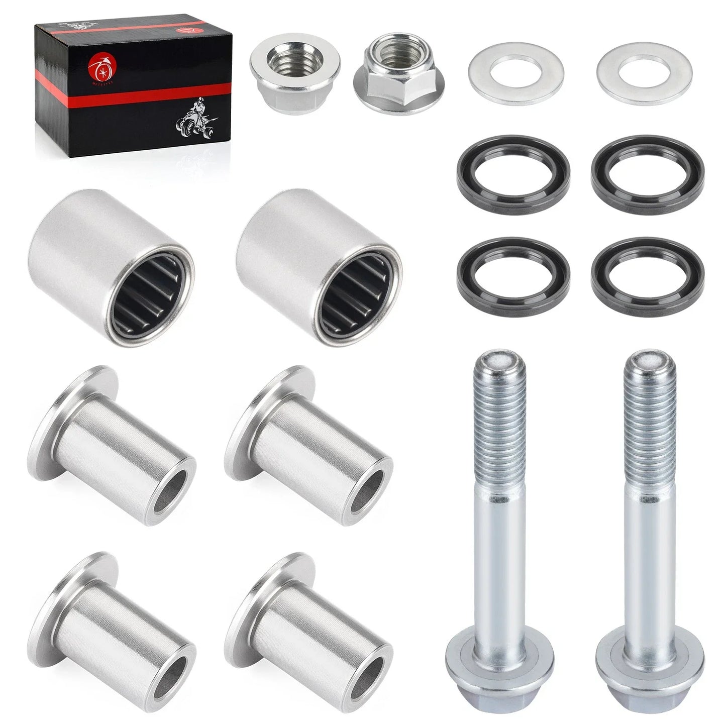 Front A-Arm Bushing Bearing Spacer with Bolt for Arctic Cat 400 DVX (2004–2008)