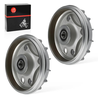 2 x Front Brake Drum for Honda Rancher 350 2X4 TRX350TM (2000–2006)