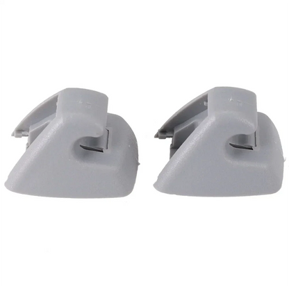 Gray Sun Visor Hook Clips for Chevrolet Cruze, Spark, Buick Verano (2011-2016)