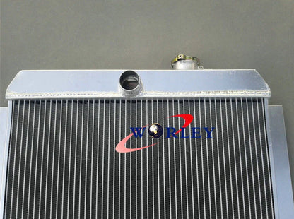 Aluminum Radiator + Fan for 47-54 Chevy Truck Pickup C/K 3100-3900