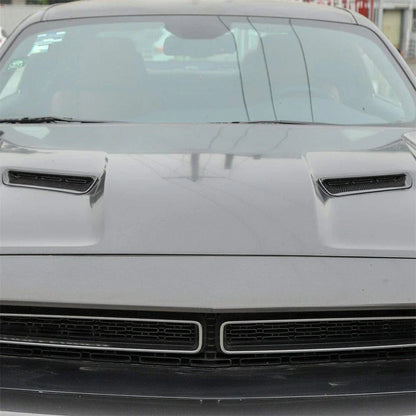 Carbon Fiber Engine Hood Air Vent Cover Trim for Challenger (2015-2022)