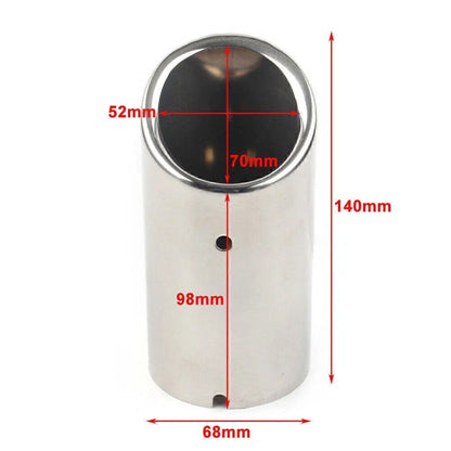 Rear Exhaust Pipe Tail Muffler Tip for VW Golf, Jetta, Passat (2003-2020)