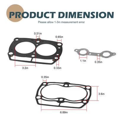 Top End Cylinder Gasket Kit for Polaris Sportsman Ranger RZR (2005–2010)