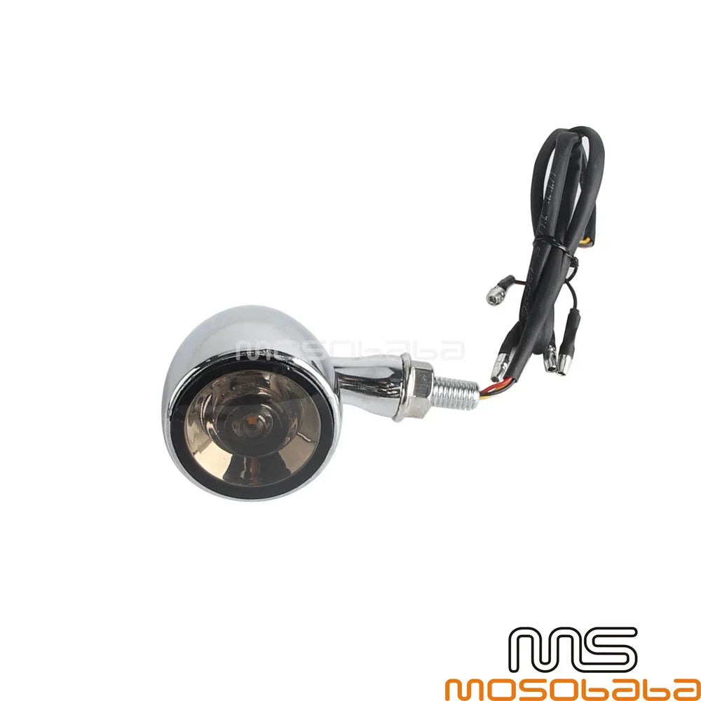 LED Turn Signal Light Indicators w/Smoke Lens for Aprilia Kawasaki
