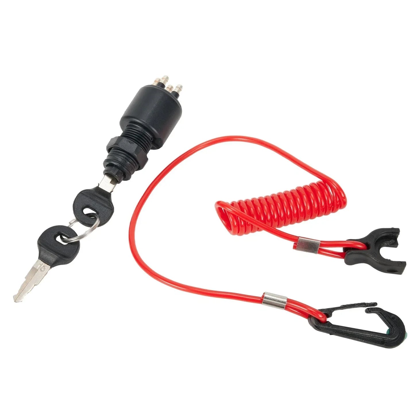 Ignition Key Switch & Safety Lanyard for Evinrude/Johnson OMC