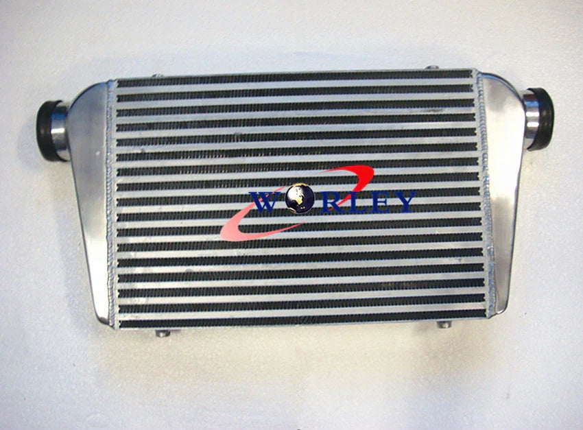 Universal Aluminum Turbo Intercooler 450X300X70mm Inlet/Outlet 76mm
