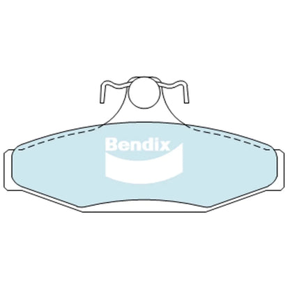 Rear Brake Pad Set for Ford Fairlane & Fairmont AU/BA/BF/EF/EL/NF/NL(1994-2008)
