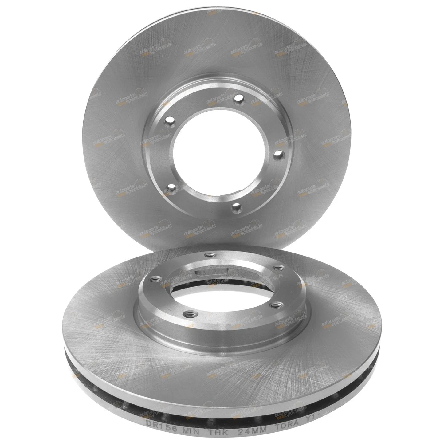 2 x Disc Brake Rotor for Toyota Hilux (1997–2002)
