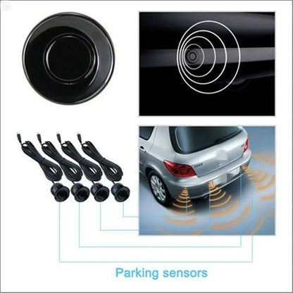 22mm Parking Voice Alarm Kit with 4 Sensors for Car Radar Display (AU)