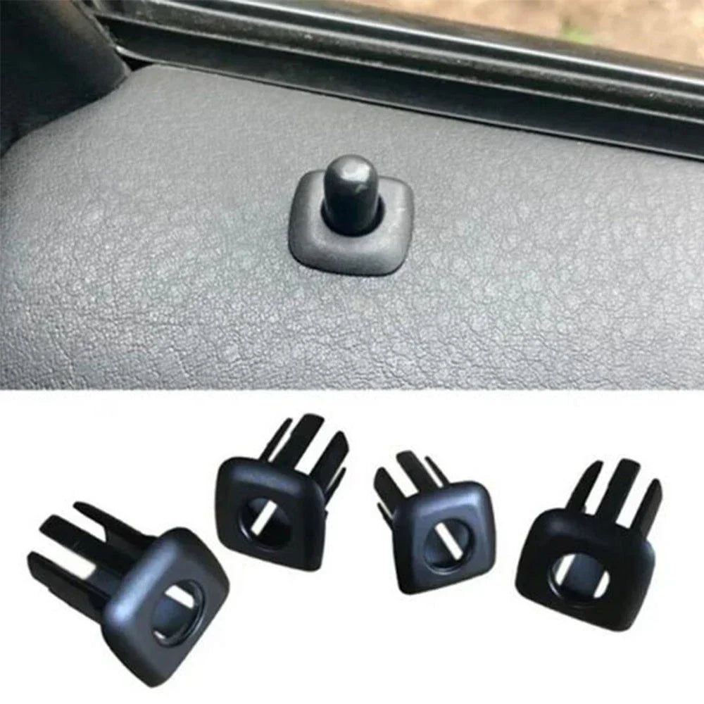 4 x Door Pin Guide Trim Panel Lock Knob Button Covers for BMW 5 Series (2001-2010)
