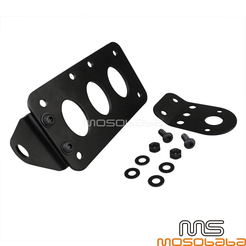3/4" Taillight License Plate Bracket for Harley Chopper Bobber