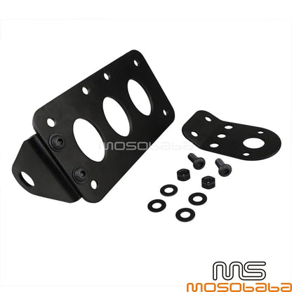 3/4" Taillight License Plate Bracket for Harley Chopper Bobber