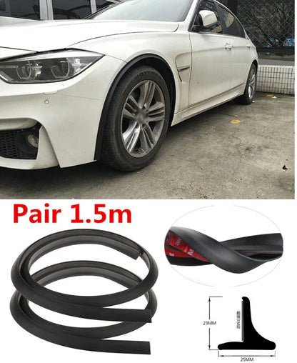 1.5m Wheel Fender Extension Moulding Flares Trim for SUV