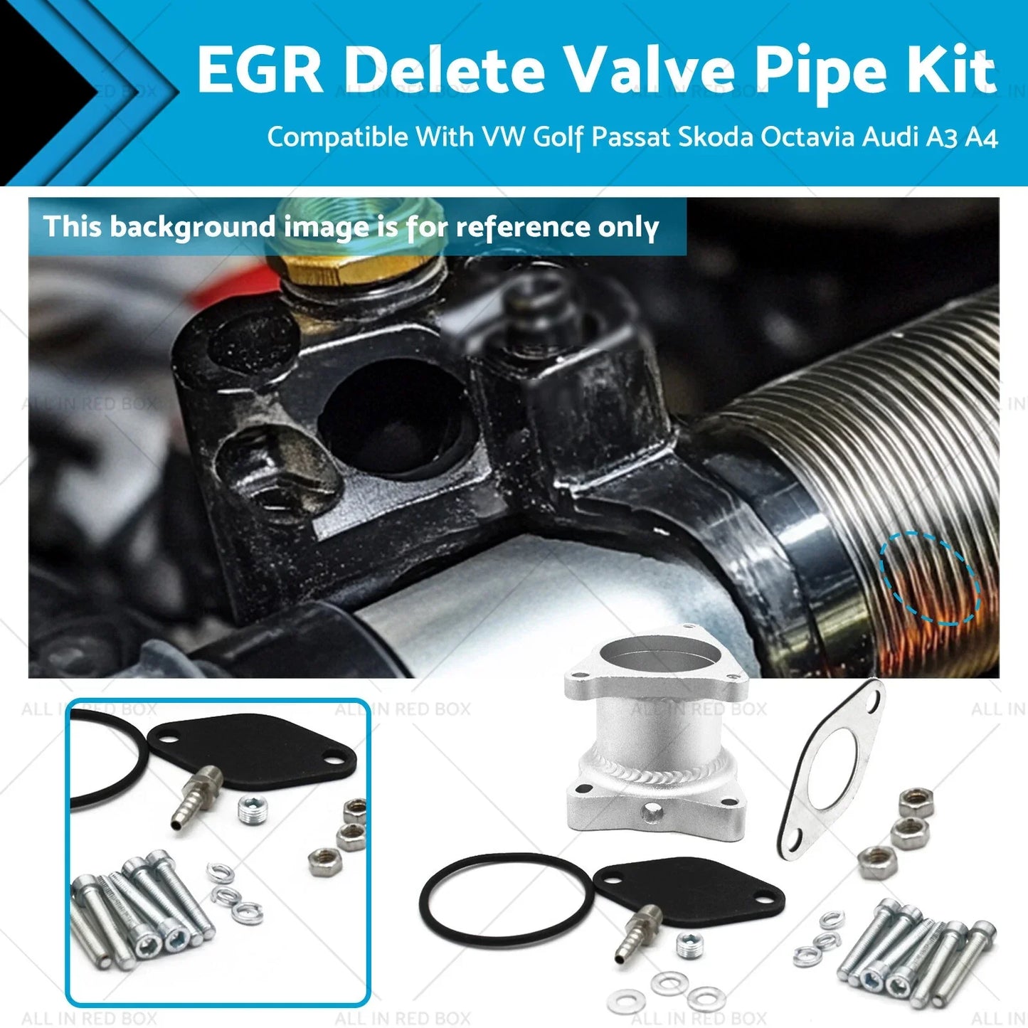 Performance Valve & Pipe Kit for VW Golf, Passat, Skoda Octavia, Audi A3