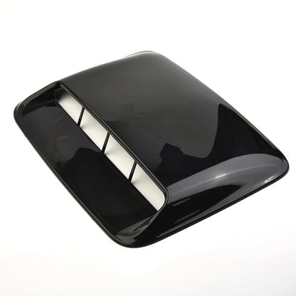 Hood Scoop Cover Air Flow Intake Bonnet Car Vent Gloss Black