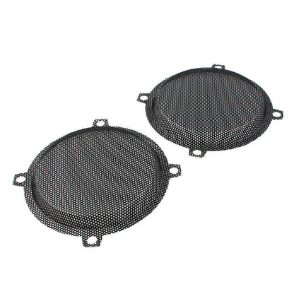 Black Wired Steel Mesh Speaker Grills for Harley Electra Glide