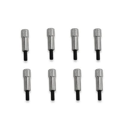 8X Chrome Valve Cover Bolt Set for Chevy 283 302 305 307 327 350 383 400