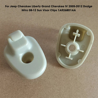 Sun Visor Clips for 05-12 Jeep Liberty, 08-12 Dodge Nitro (2005-2012)