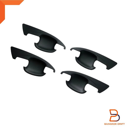Matte Black Door Handle Insert Bowl Trim for Holden Colorado Ute (2012-2022)