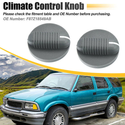 Climate Control Knob Set for Chevrolet GMC Cadillac (2000-2006)