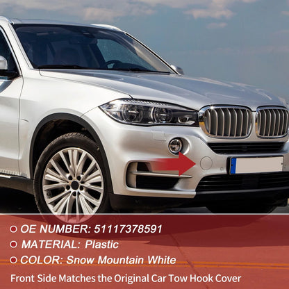 Front Car Bumper Tow Hook Cover for BMW X5 (2014-2018)