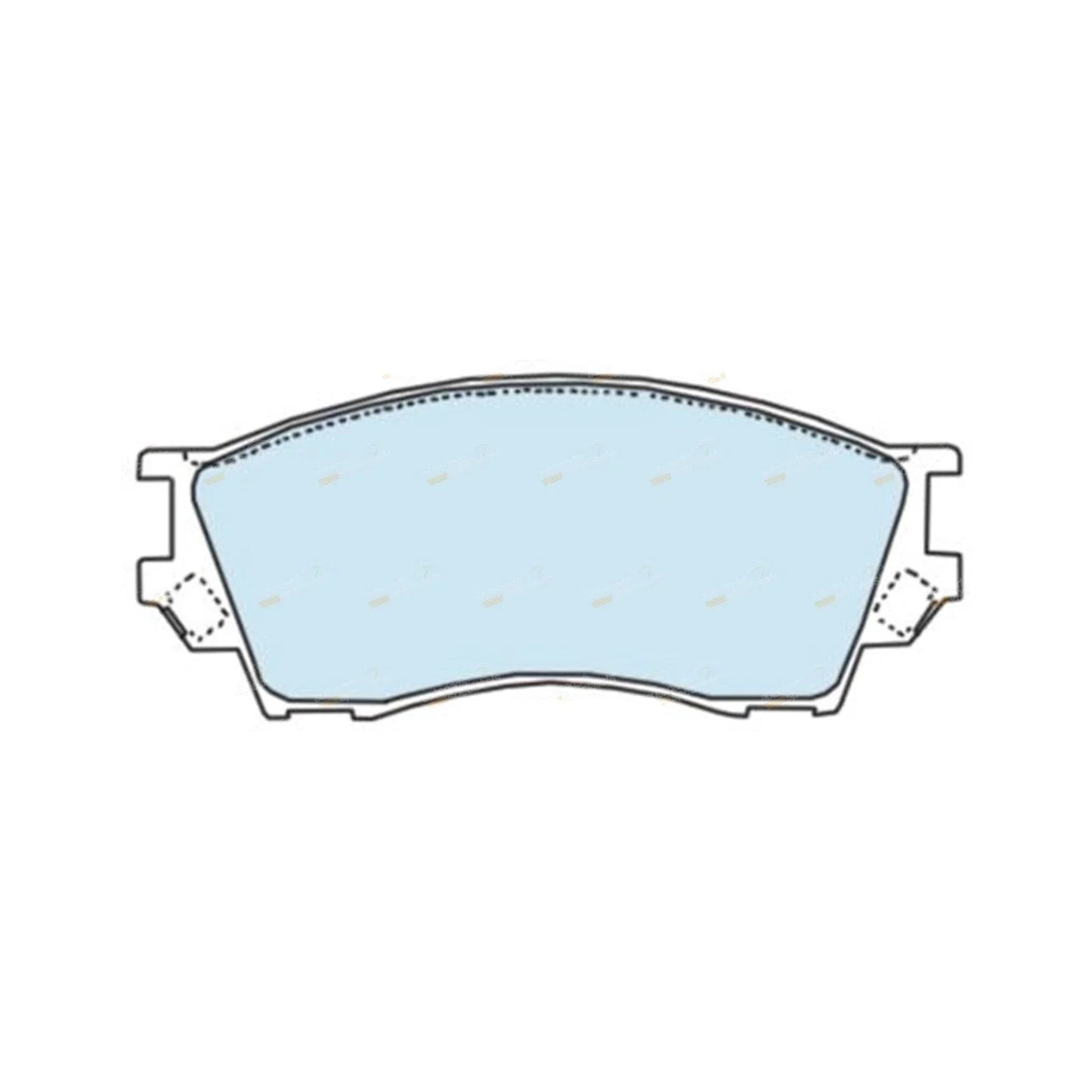 4WD Front Disc Brake Pad Set for Ford Courier 1996 - 1999