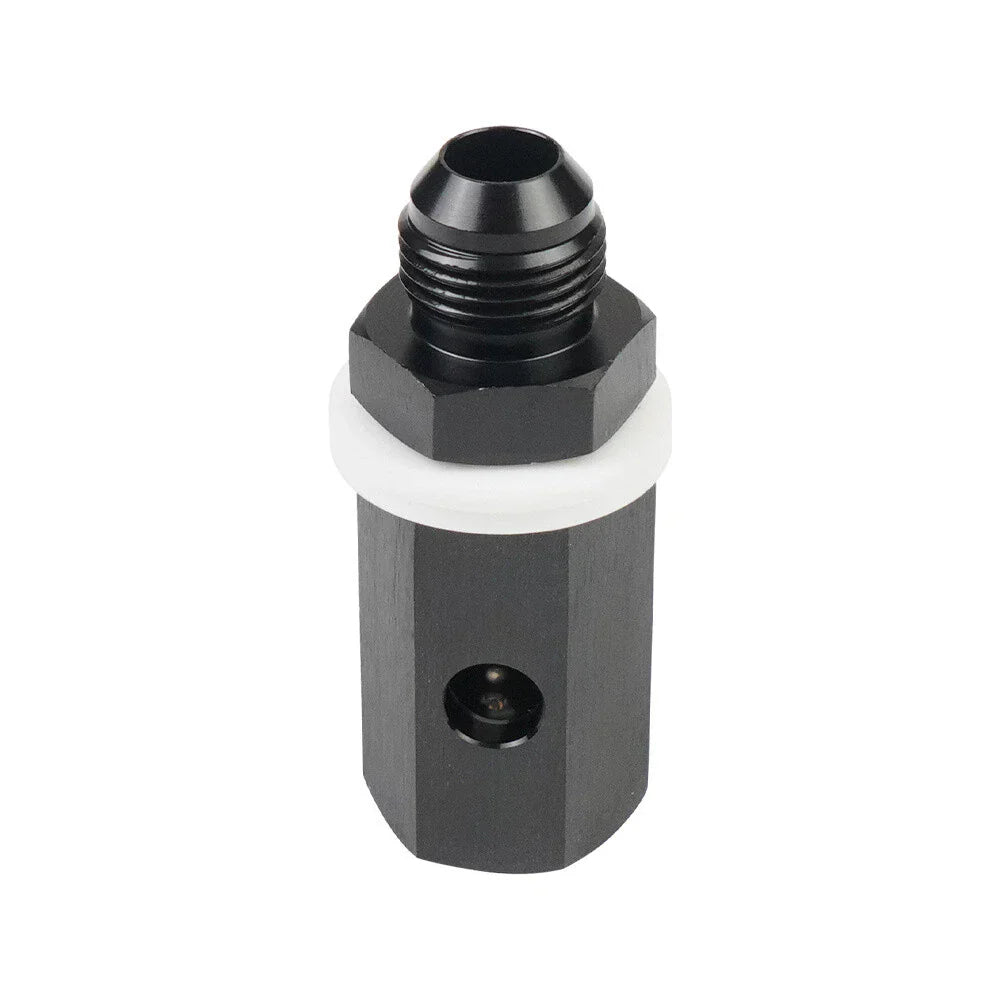 8AN Male Fuel Cell Tank Vent Valve for Fuel Systems - Stainless Steel 7.2cm