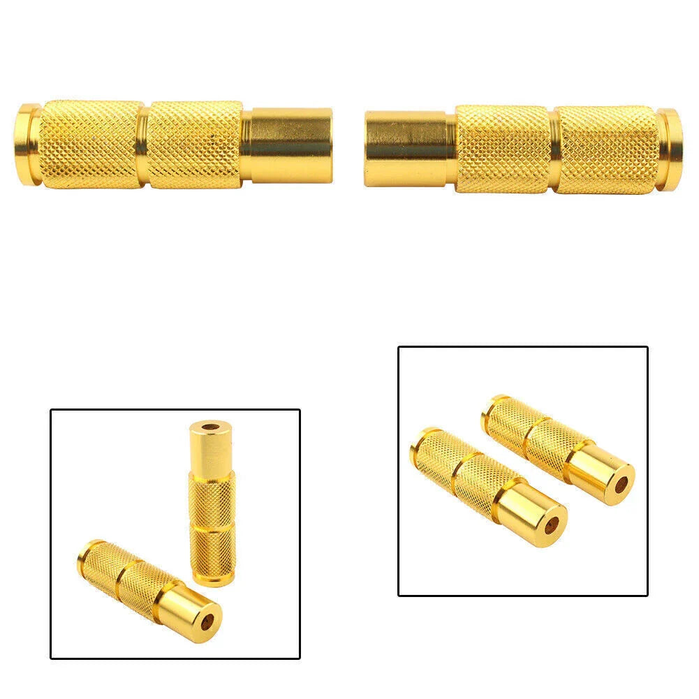 Yellow Rear Set Footpegs for Universal Motorcycle Bike Racing