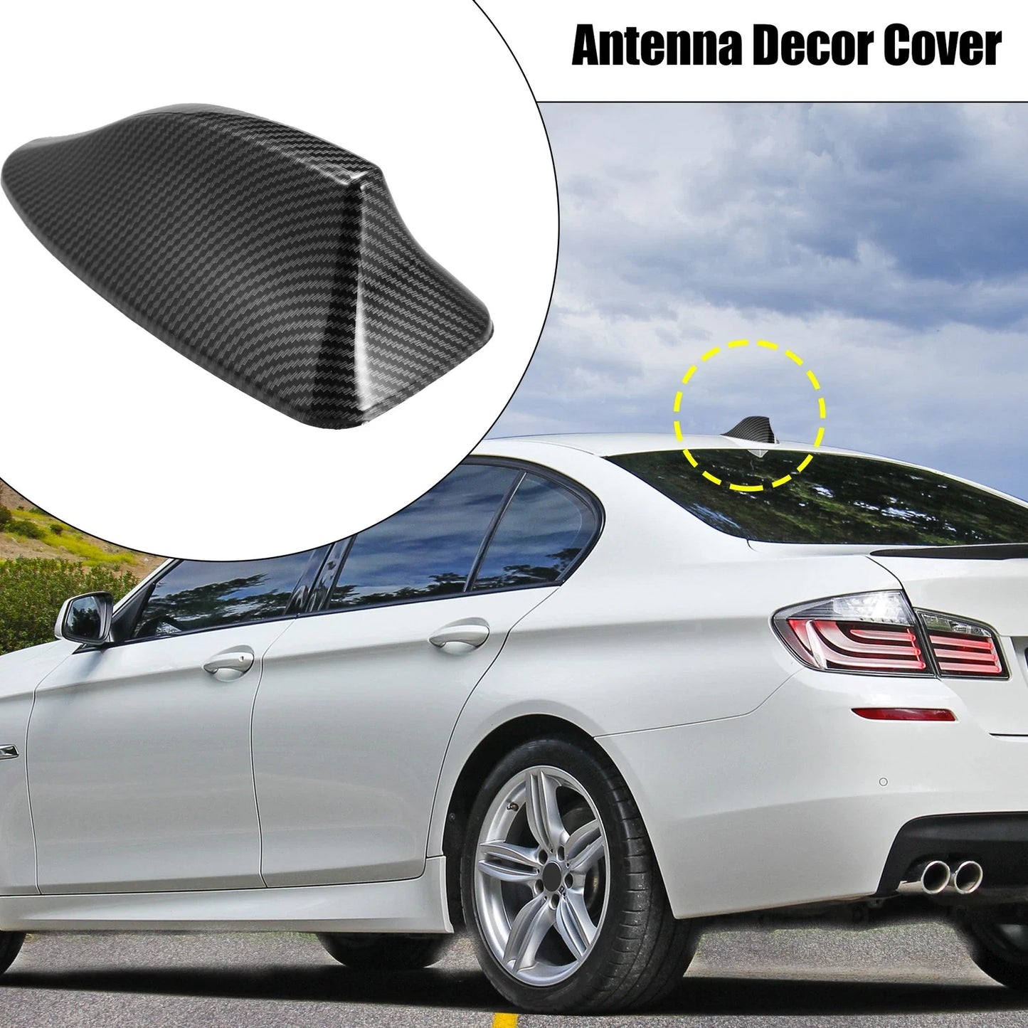 Shark Fin Antenna Roof Trim for BMW F10-F11-F18-F01-F02 M5 (2010 - 2016)
