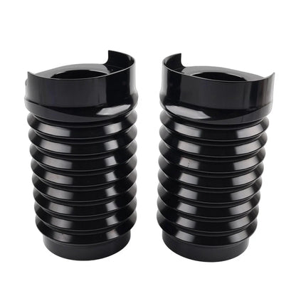 CNC Upper Fork Boot Slider Cover Black for Harley Street Glide FLHX FLHXS (14-23)