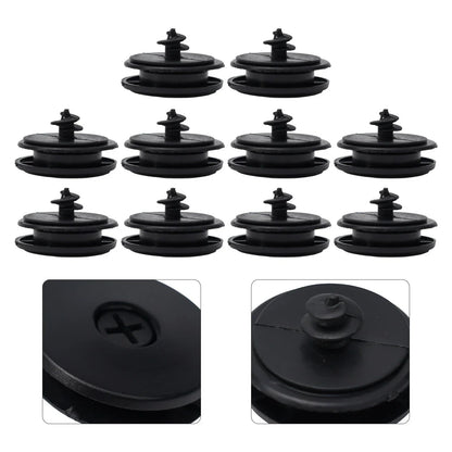 2 x Car Floor Mat Anti-Slip Clip Auto Carpet Fixing Grips Clamps Holders Black